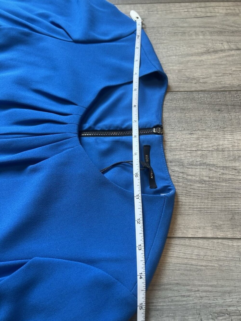 Kobi Halperin Jemima Dress 8 Blue Teal Pleated Long Sleeve NWT Graduation New - Picture 11 of 16